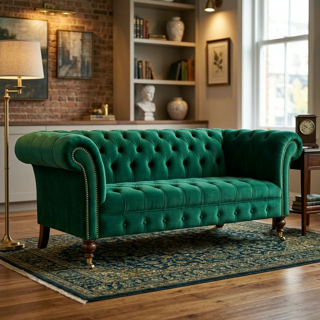 Restored Chesterfield Sofa